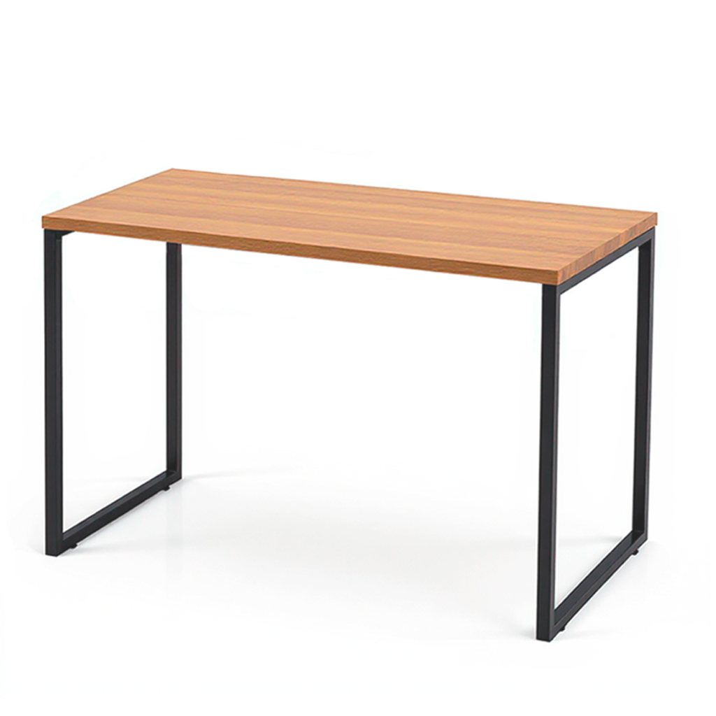 Escrivaninha Loft Industrial – Mesa para Escritório 120x75 cm com Tampo de Madeira e Base de Ferro