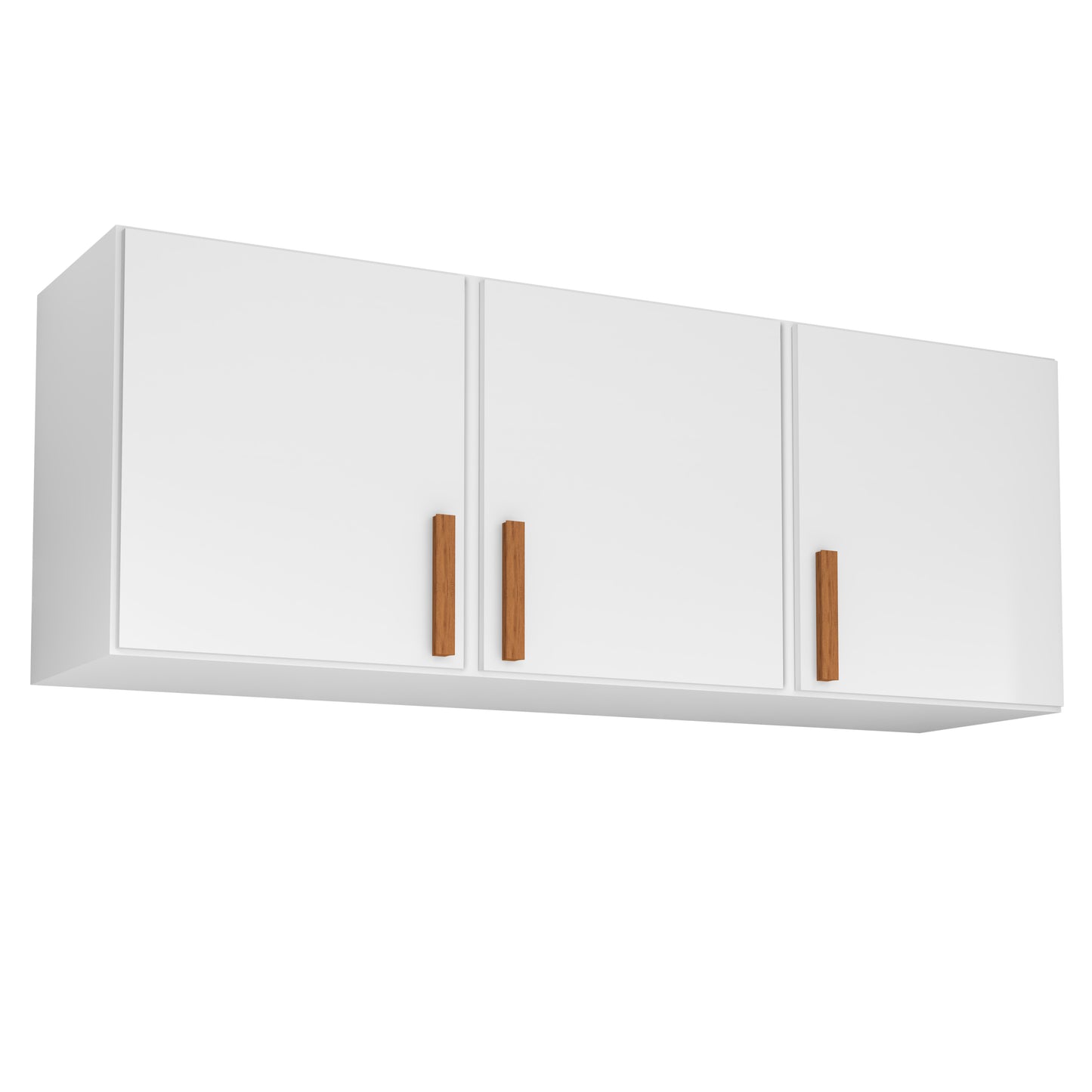 Armário Organizador Aéreo 3 Portas 120cm Cozinha e Lavanderia Livia Nature
