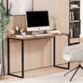 Escrivaninha Loft Industrial – Mesa para Escritório 120x75 cm com Tampo de Madeira e Base de Ferro